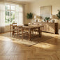 Natural Oak - 18mm Brushed and Oiled Solid Real Wood Flooring