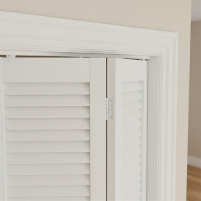 White 1067mm Top Hung Bi-fold Sliding Door Track (789132)