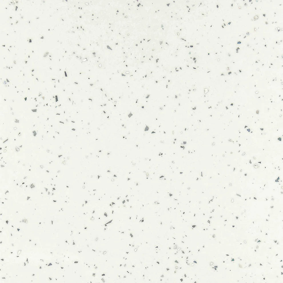 White sparkle - 11mm Matt Sample (EL-QUARB-1200-TG)