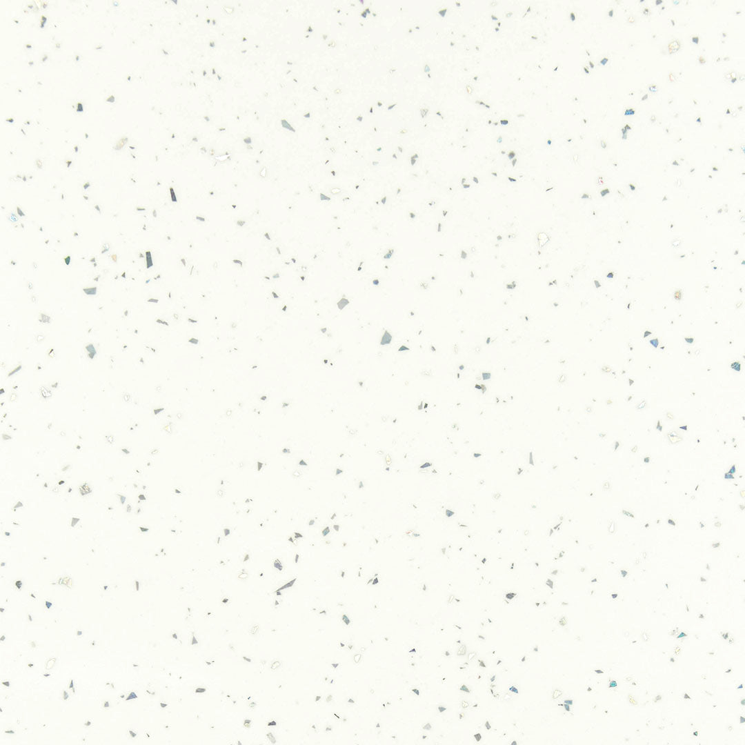White sparkle - 11mm Matt Sample (EL-QUARB-1200-PF)