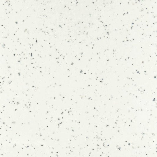 White Sparkling -  2420 x 600mm Waterproof Wall Panelling (EL-QUARB-600-TG)