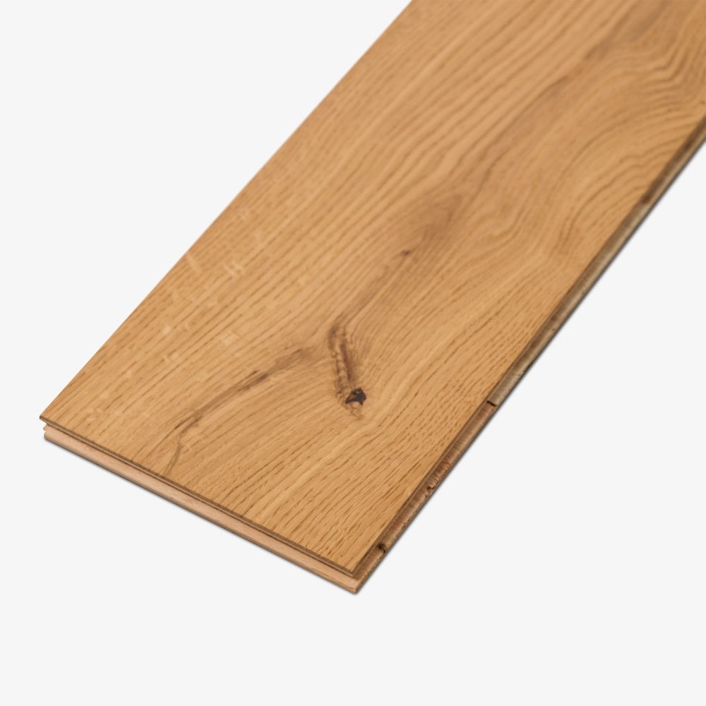 Brushed Oak - 14mm UV Oiled Engineered Real Wood Flooring (124566)