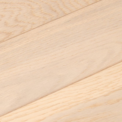 Brushed White Oak - Herringbone 14mm UV Oiled Engineered Real Wood Flooring (124564)