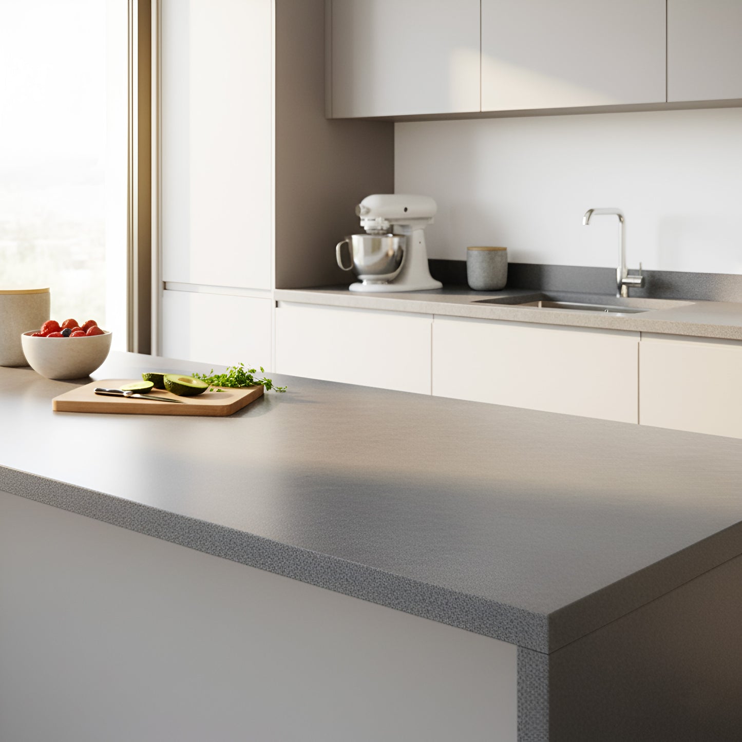 Fantasy Granite - Rounded Edge Laminate Worktop 3000mm x 600mm x 28mm