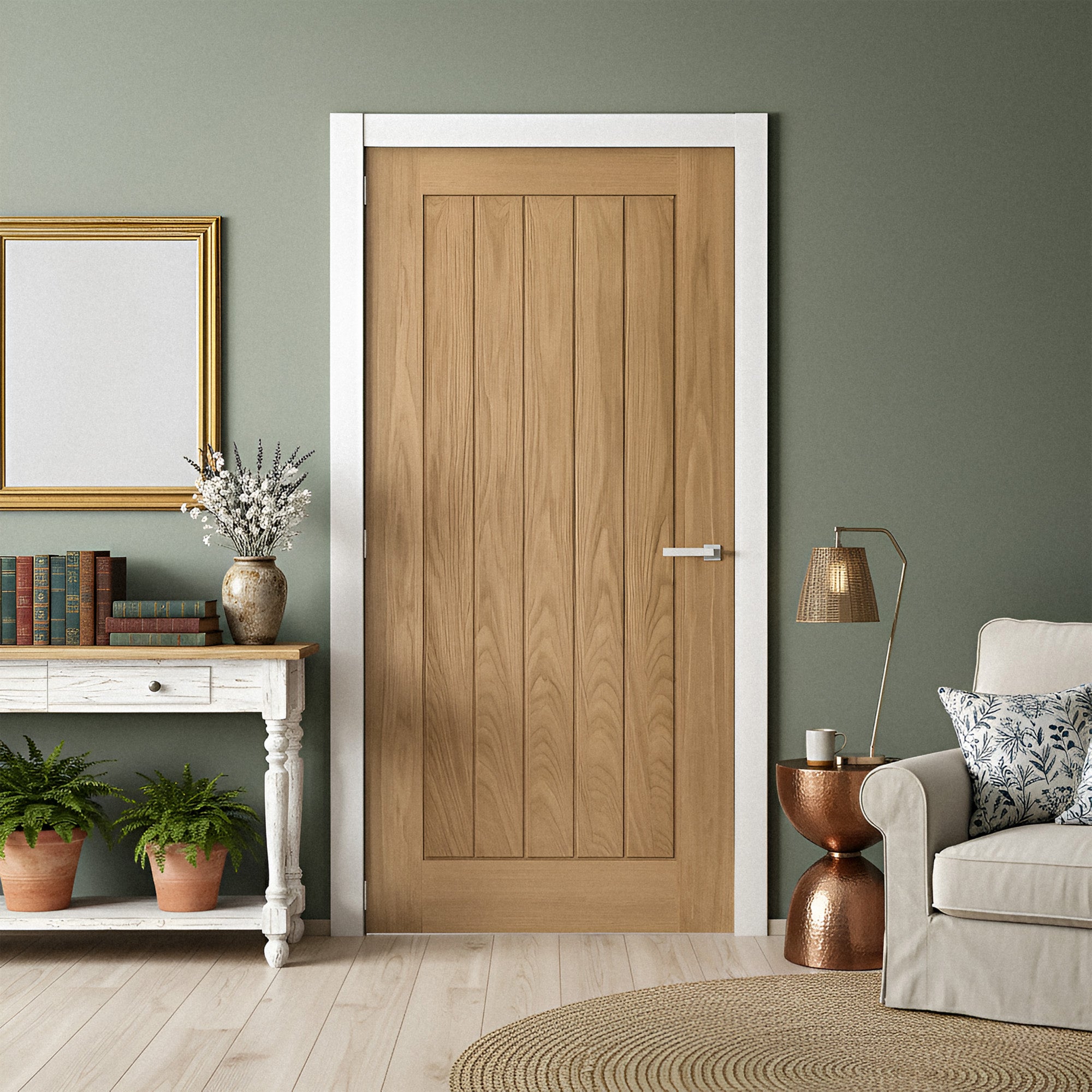 Liberty Doors Oak Internal Unfinished Farley Door