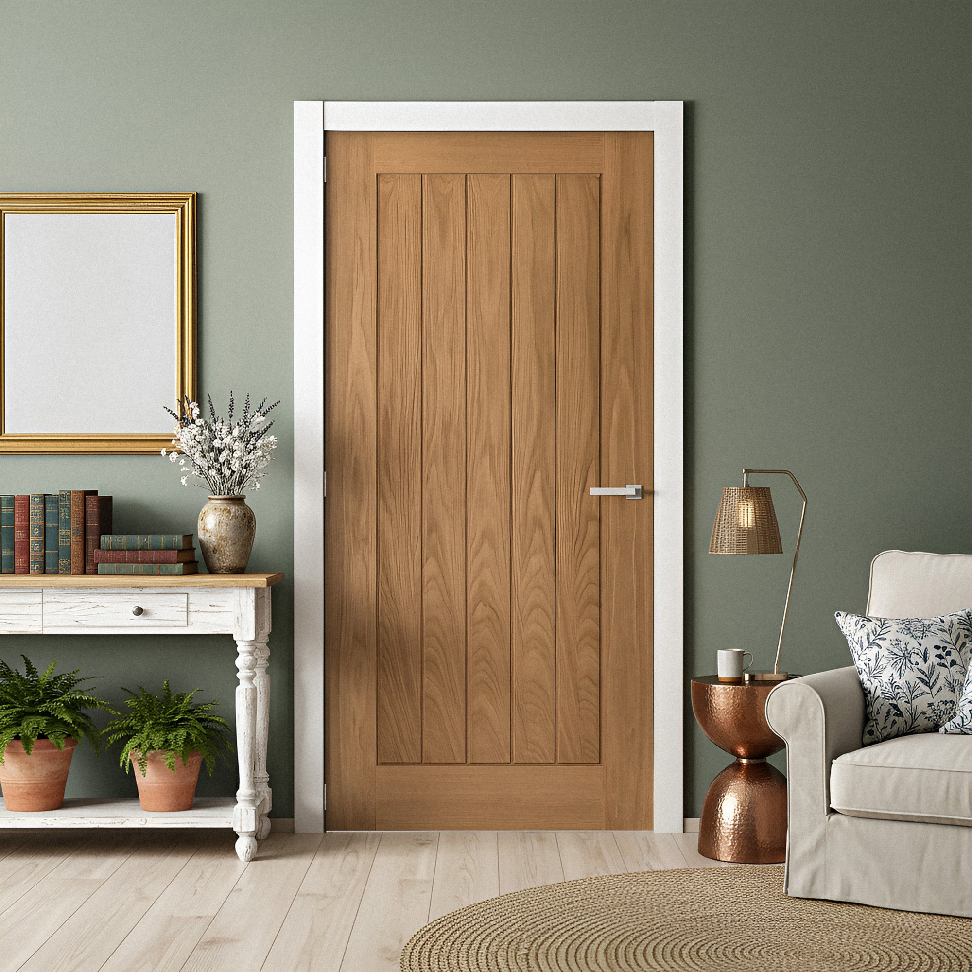 Liberty Doors Oak Internal Fully Finished Farley Door