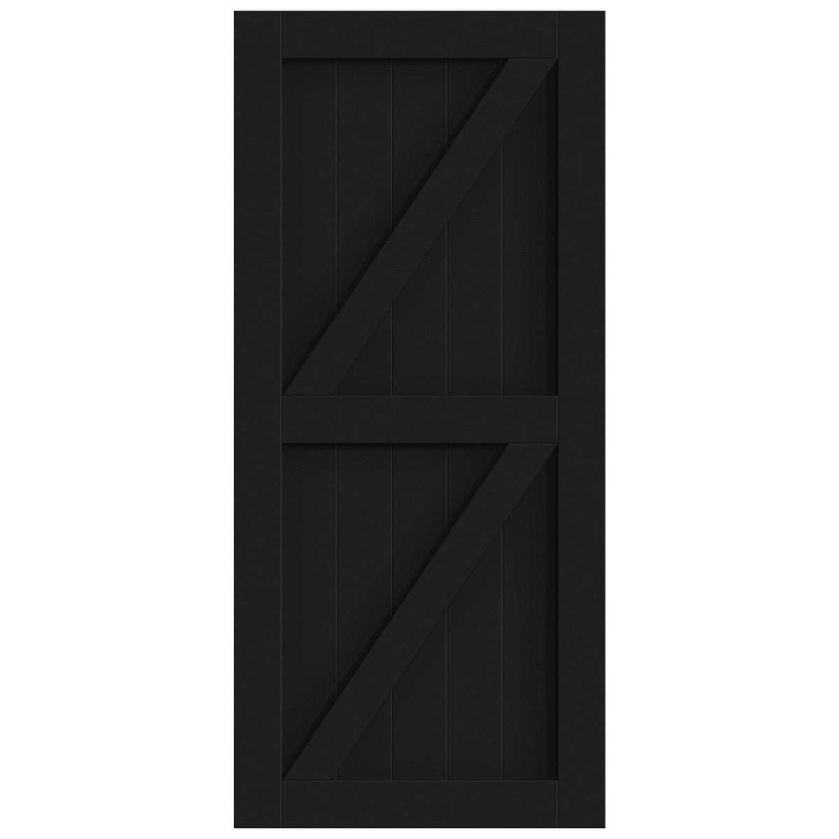 Black Internal Primed Z Brace Barn Door