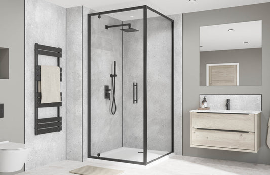 Wetwall Alloy Fossil Stone 2440x1200mm Shower Panel