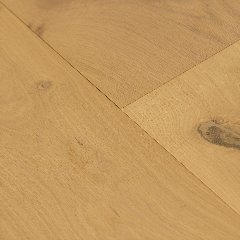 Invisible Brushed Oak - 14mm Matt Lacquered Engineered Real Wood Sample