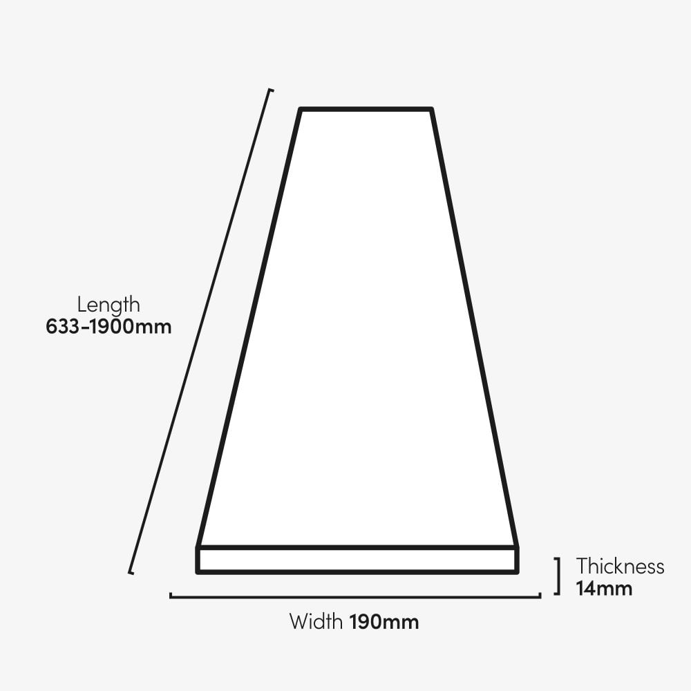 Invisible Brushed Oak - 14mm Matt Lacquered Engineered Real Wood Sample