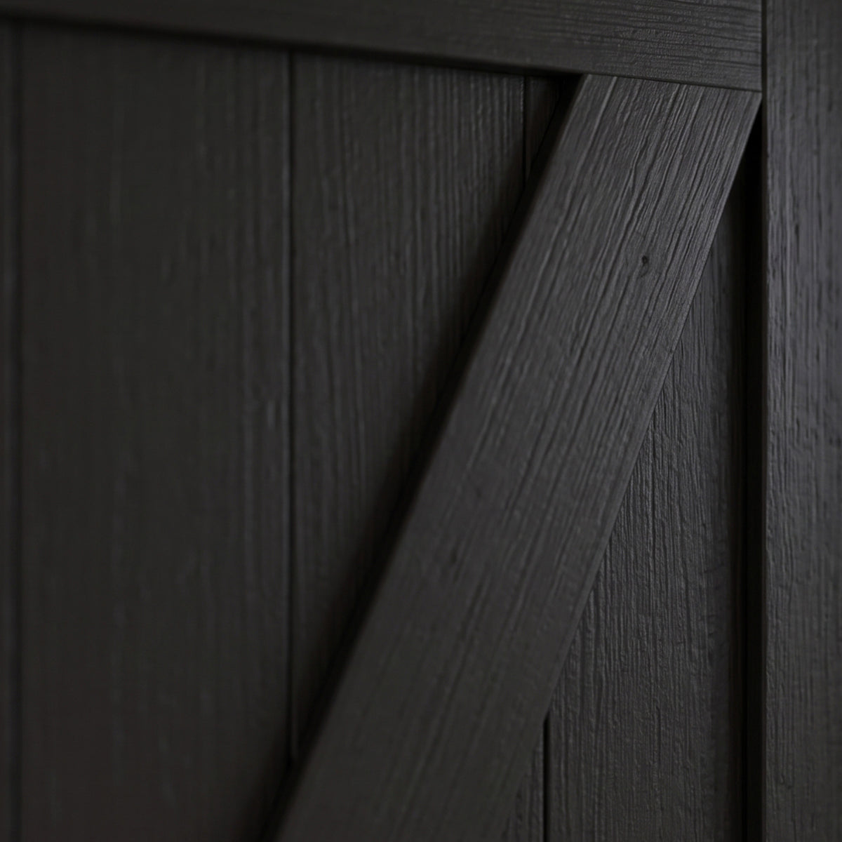Black Primed 1 Panel Brace Barn Internal Door