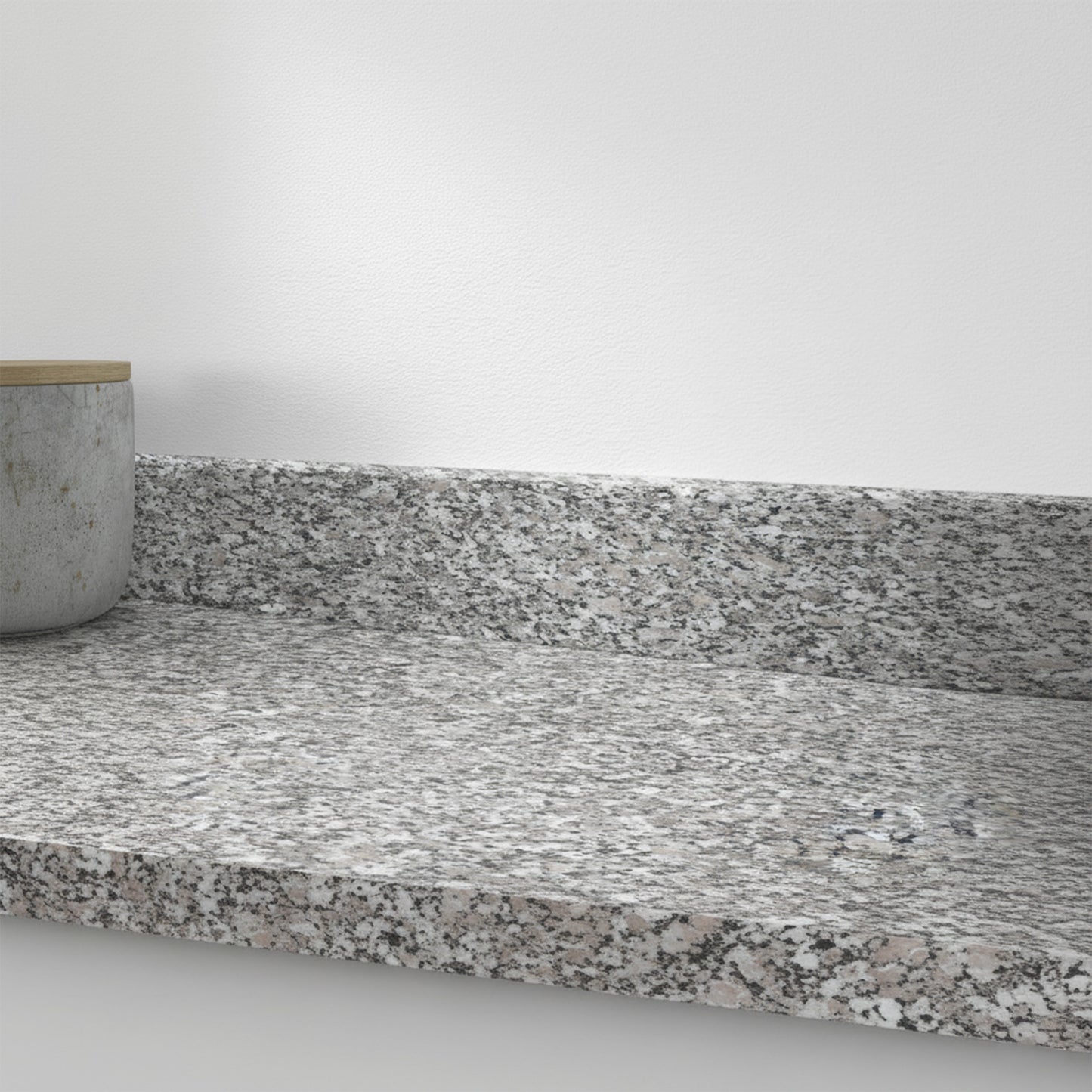 Classic Granite - Rounded Edge Laminate Worktop 3000mm x 600mm x 28mm