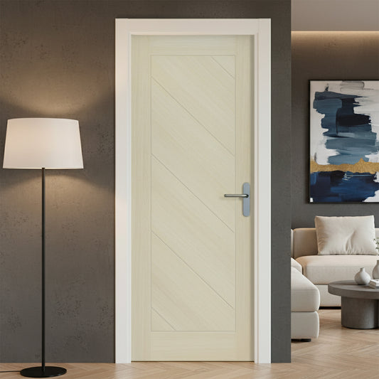 Blonde Oak Internal Fully Finished Endure Laminate Stockholm FD30 Fire Door (122004)