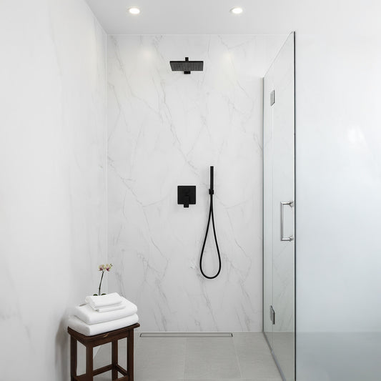 Modern Marble -  2420 x 1200mm Waterproof Tongue and Groove Wall Panelling (EL-ATHM-1200-TG)