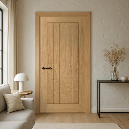 B-Grade Oak Internal Unfinished Cottage Door