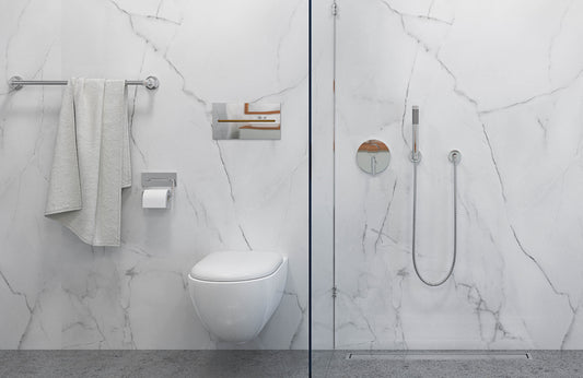 Modern Marble -  2420 x 1200mm Waterproof Tongue and Groove Wall Panelling (EL-ATHM-1200-TG)