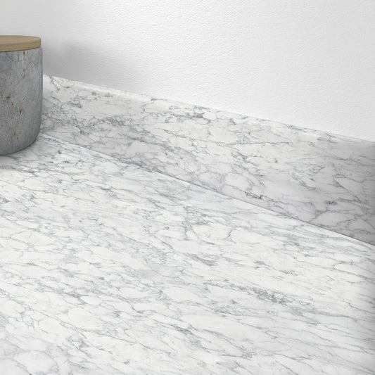 Marmo Bianco Upstand 3000mm (US38RD-7)