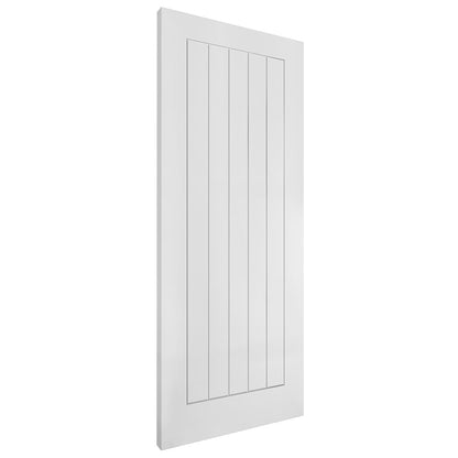 White Internal Lifestyle Moulded Smooth Cottage 5 Panel Door (124297)