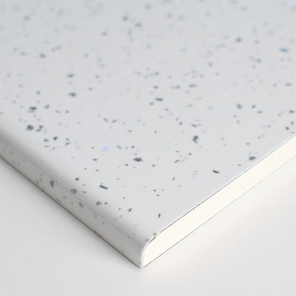 White Sparkling - 2420 x 1200mm Waterproof Tongue and Groove Wall Panelling (EL-QUARB-1200-TG)
