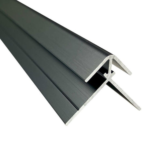 Wetwall Alloy External Corner Matt Black 2440mm