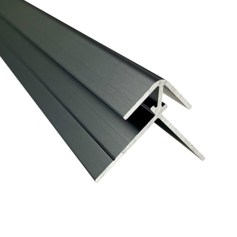 Matt Black - 2440mm Wetwall Wall Panelling External Corner