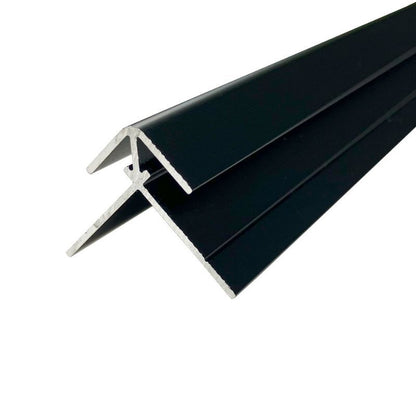 Matt Black - 2440mm Wetwall Wall Panelling External Corner