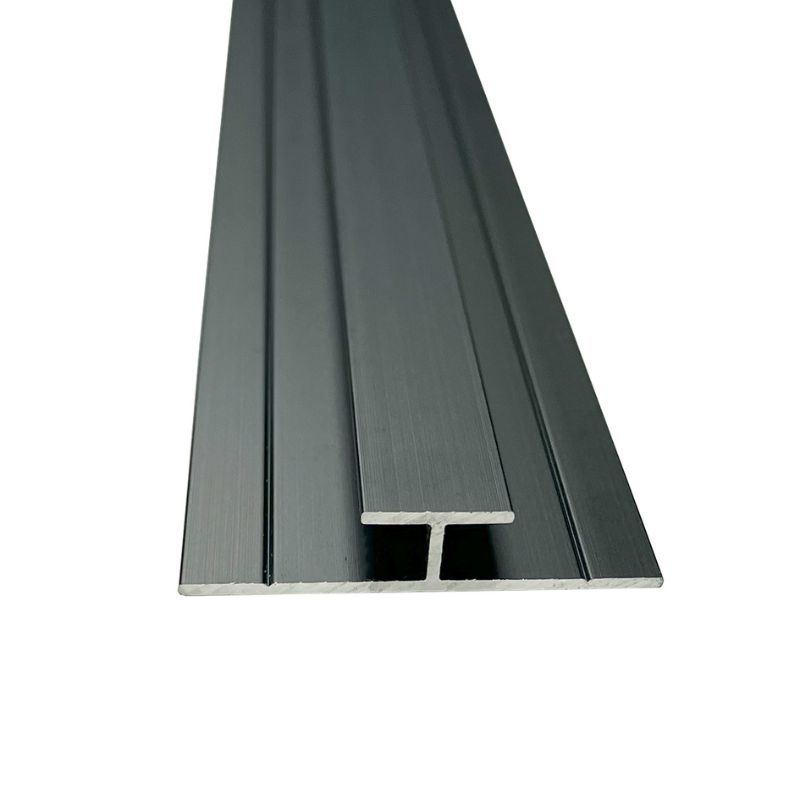 Wetwall Alloy H- Section Matt Black 2440mm