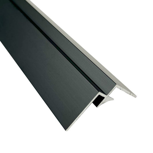 Wetwall Alloy Internal Corner Matt Black 2440mm